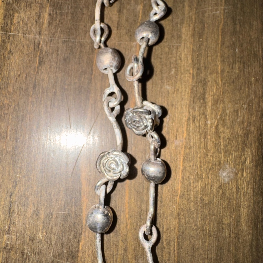 King Baby Sterling Silver ‘Rosary’ Necklace - Picture 5 of 10